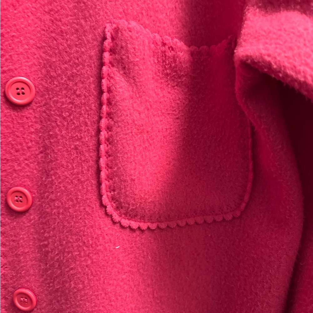 Cozy Pink Button-Up Jacket - Picture 2 of 4